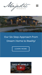 Mobile Screenshot of majestic-homes.com